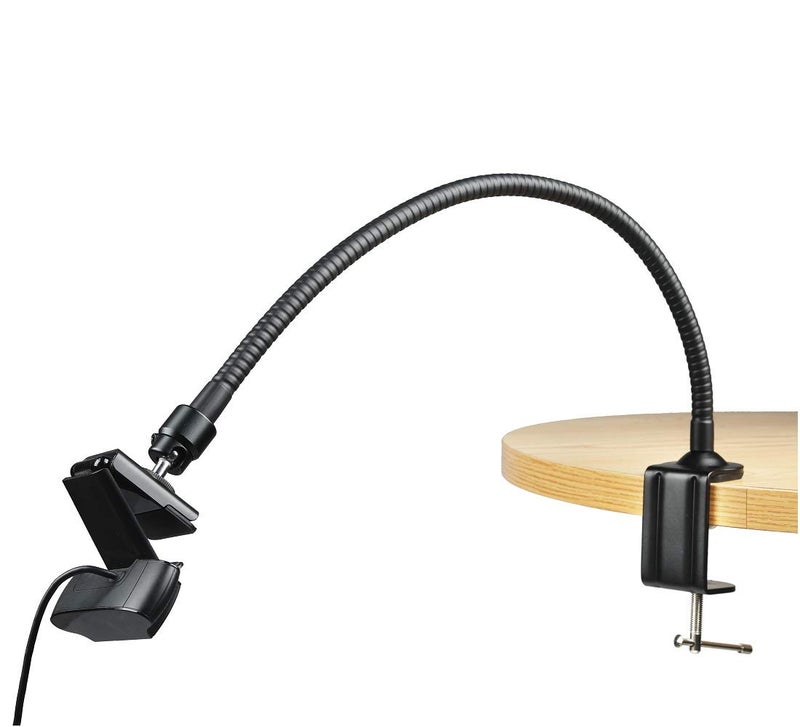 AceTaken 25 inch Flexible Desktop Jaw Long Arm Clamp Mount Holder Stand Compatible with Logitech MX Brio 4K, Brio 4K, Brio 500 Webcams - Image 3